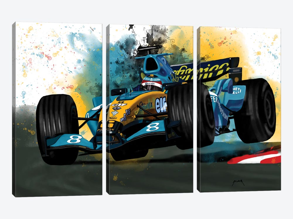 2004 Alonso by Pop Cult Posters 3-piece Canvas Artwork