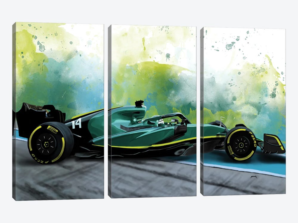2023 Alonso by Pop Cult Posters 3-piece Canvas Wall Art