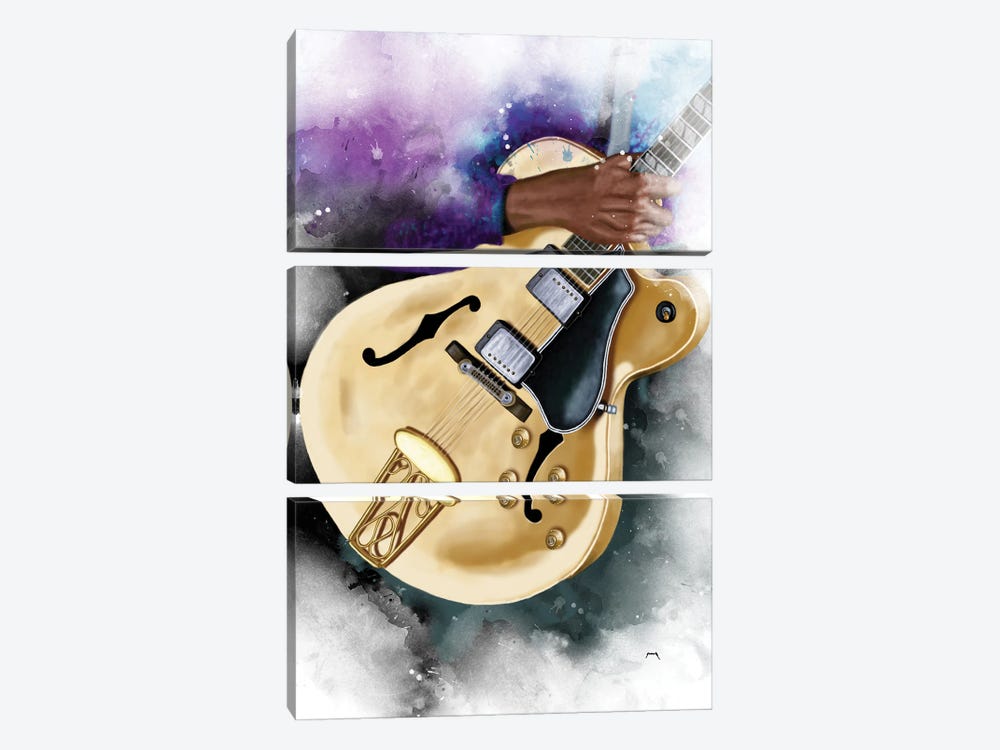 Chuck Berry's Electric Guitar by Pop Cult Posters 3-piece Art Print