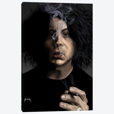 Jack White III Canvas Print #PCP323} by Pop Cult Posters Canvas Wall Art