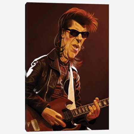Link Wray Canvas Print #PCP327} by Pop Cult Posters Canvas Art Print