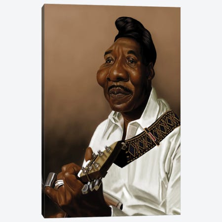 Muddy Waters II Canvas Print #PCP330} by Pop Cult Posters Canvas Art Print