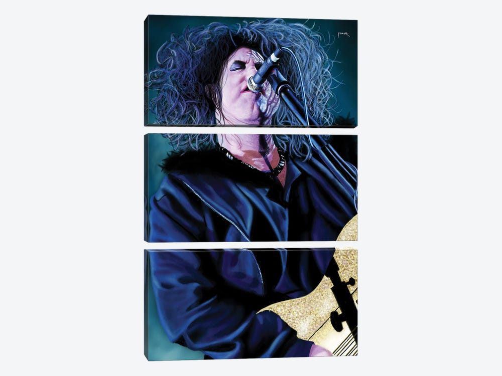 Robert Smith by Pop Cult Posters 3-piece Canvas Artwork