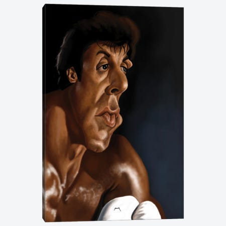 Rocky Canvas Print #PCP333} by Pop Cult Posters Canvas Print