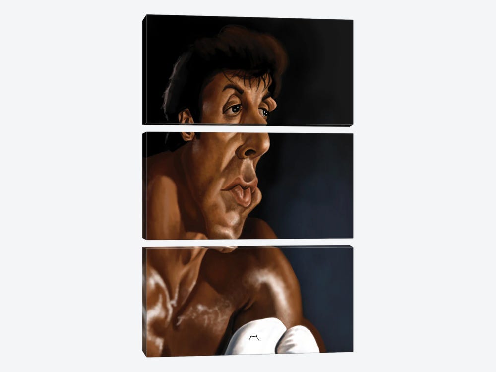 Rocky by Pop Cult Posters 3-piece Canvas Print