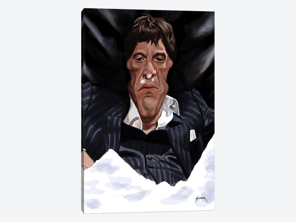 Scarface by Pop Cult Posters 1-piece Canvas Wall Art