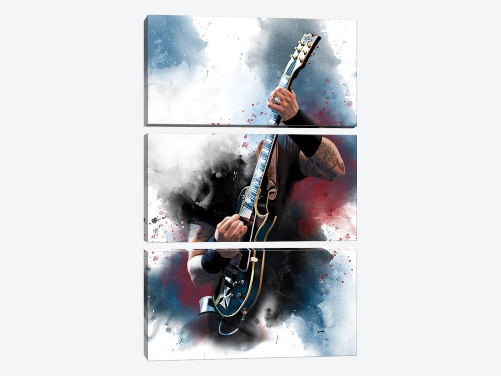Hetfield's Guitar by Pop Cult Posters 3-piece Art Print