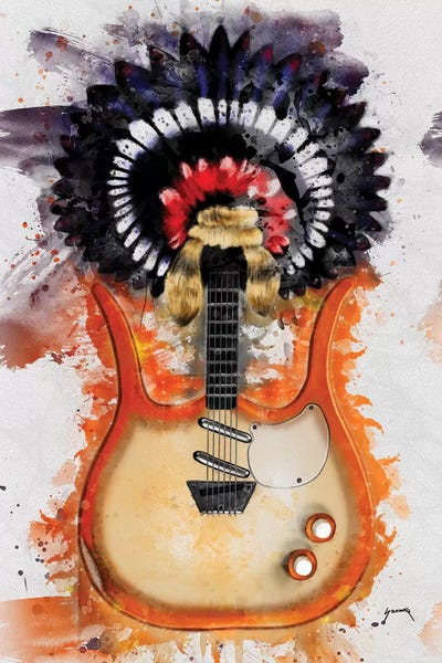 Rock 'n' Roll: Link Wray's Guitar II by Pop Cult Posters