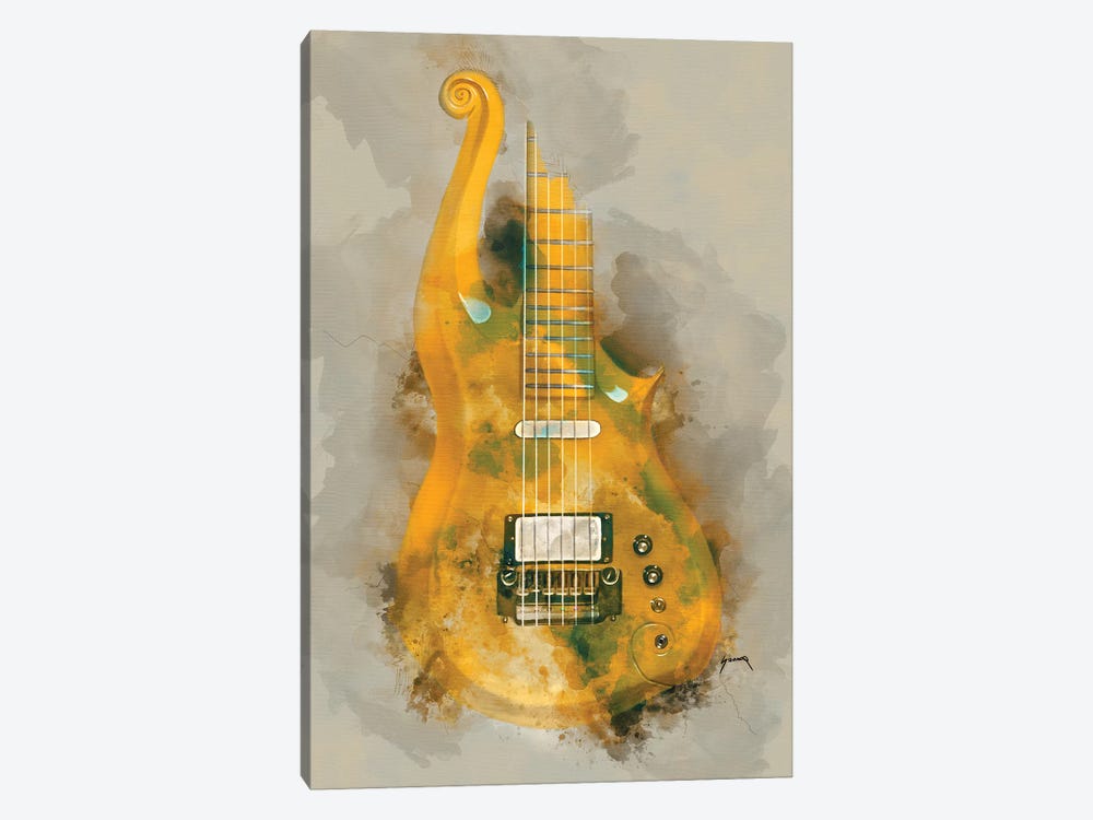Prince's Cloud Guitar II by Pop Cult Posters 1-piece Art Print