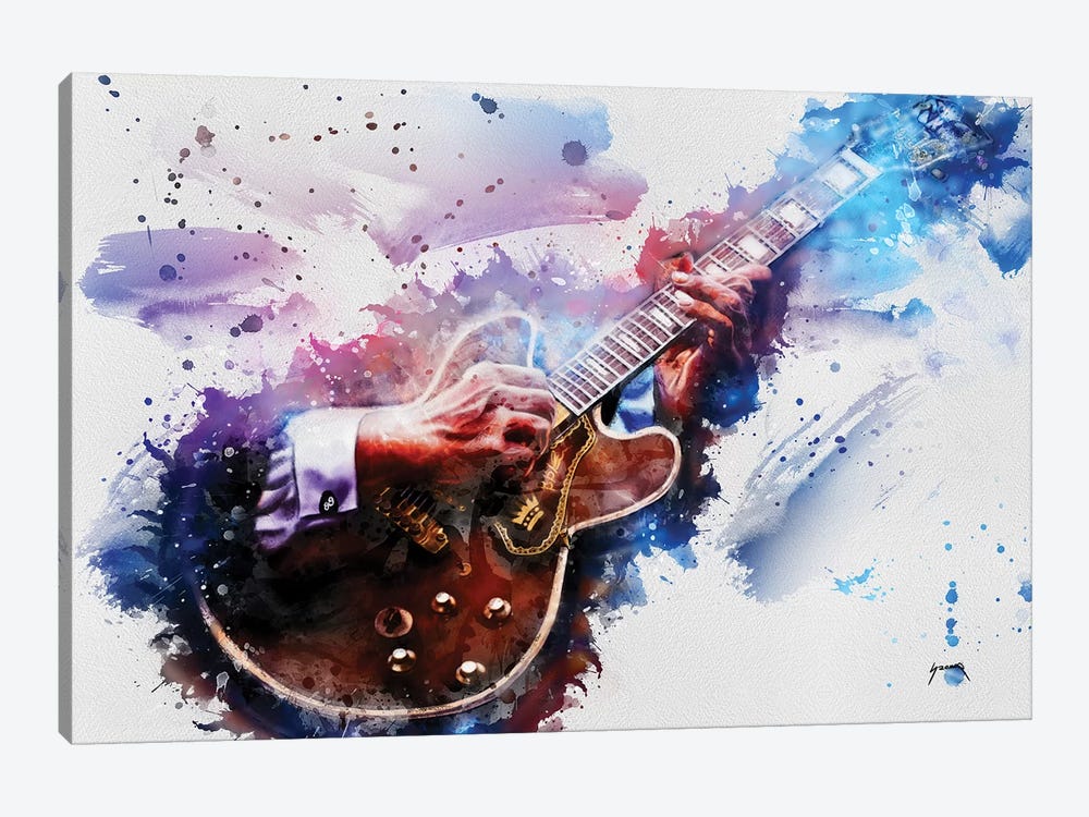 B.B. King's Guitar I by Pop Cult Posters 1-piece Art Print