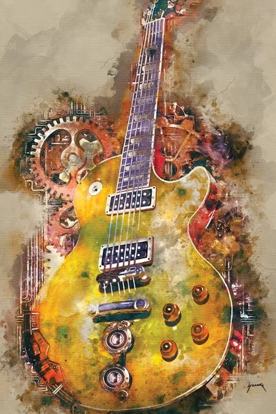 Steampunk: Slash's Steampunk Guitar by Pop Cult Posters