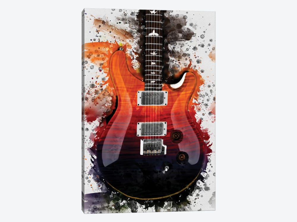 Al Di Meola's Electric Guitar by Pop Cult Posters 1-piece Canvas Art
