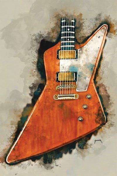Guitars: The Edge's Electric Guitar by Pop Cult Posters