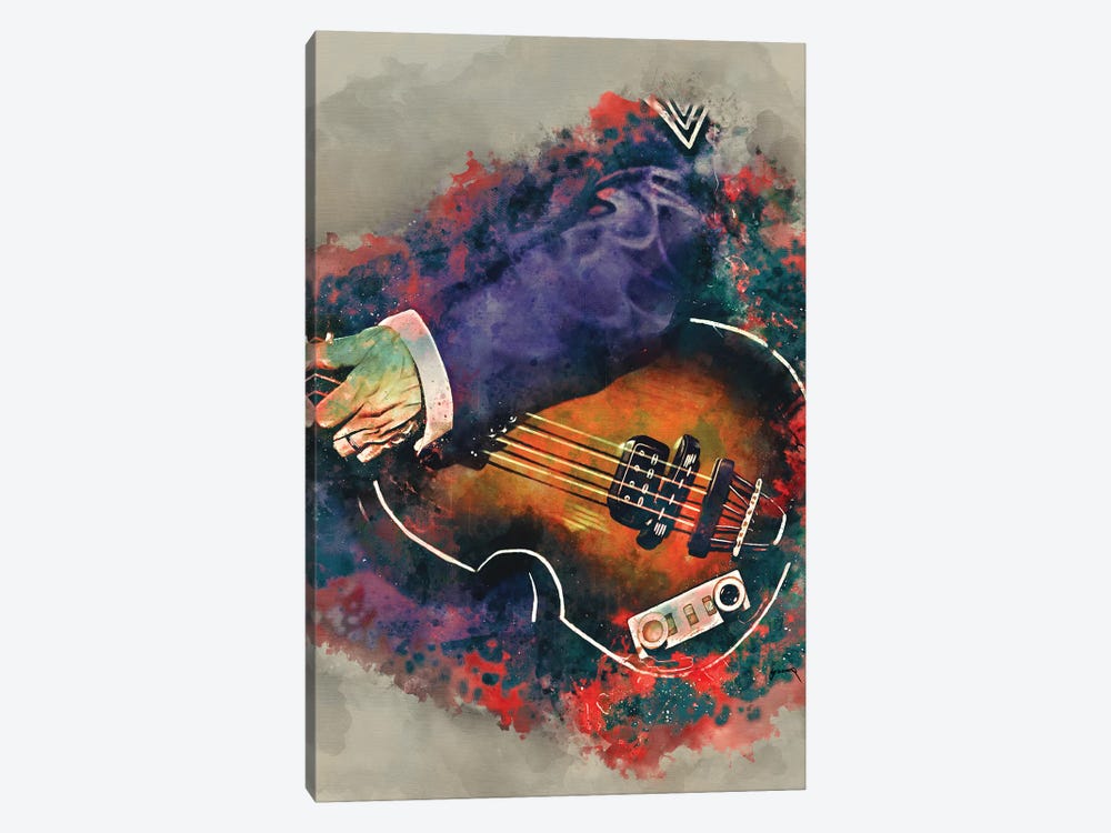 Paul Mccartney's Bass by Pop Cult Posters 1-piece Canvas Print