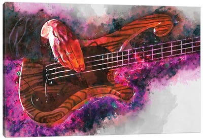 Les Claypool'S Bass Guitar Canvas Art Print - Pop Cult Posters