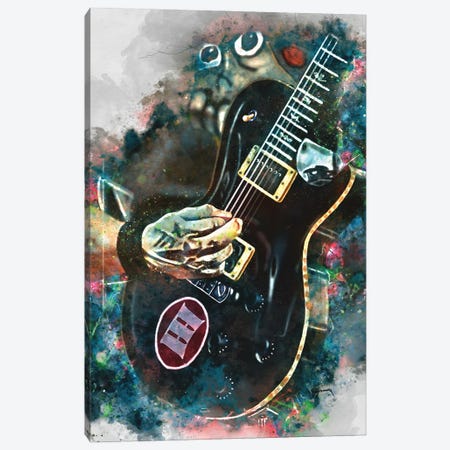 Mark Tremonti's Electric Guitar II Canvas Print #PCP96} by Pop Cult Posters Canvas Art Print