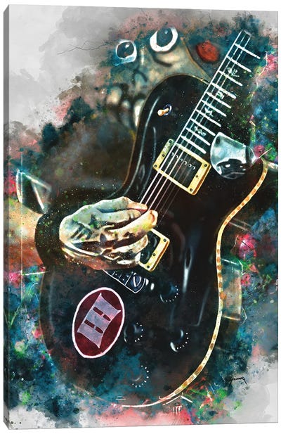 Mark Tremonti's Electric Guitar II Canvas Art Print - Pop Cult Posters