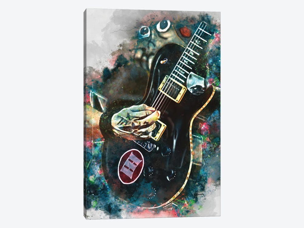 Mark Tremonti's Electric Guitar II by Pop Cult Posters 1-piece Canvas Artwork