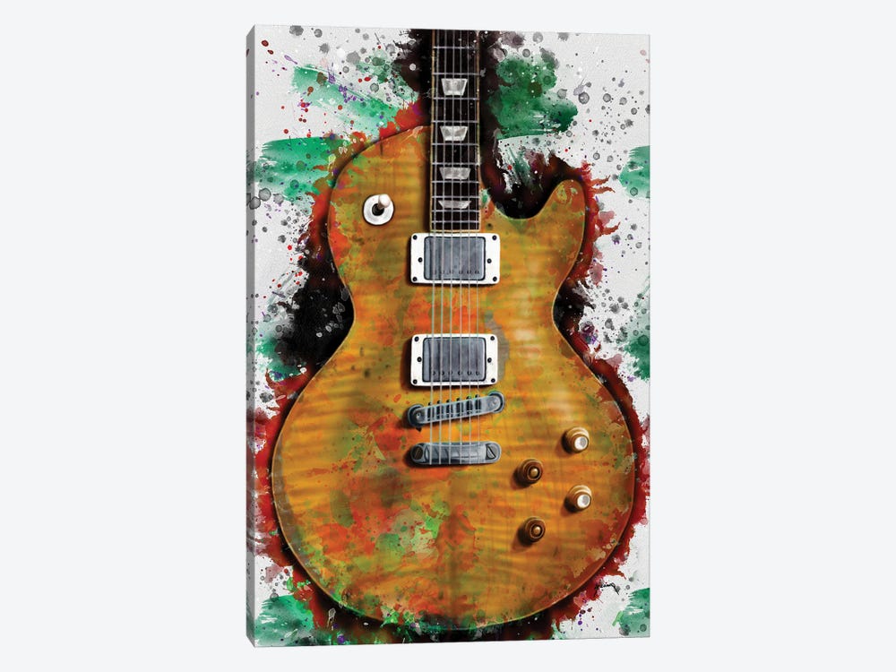 Gary Moore's Electric Guitar by Pop Cult Posters 1-piece Canvas Print