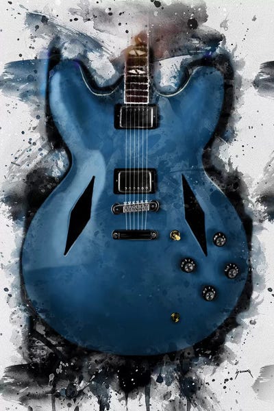 Bands: Dave Grohl's Electric Guitar by Pop Cult Posters