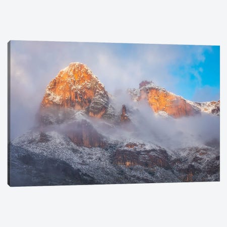 Superstition Winter In Color Canvas Print #PCS109} by Peter Coskun Canvas Wall Art