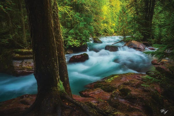 Hyperreal Landscape Photography: Avalanche Frame by Peter Coskun