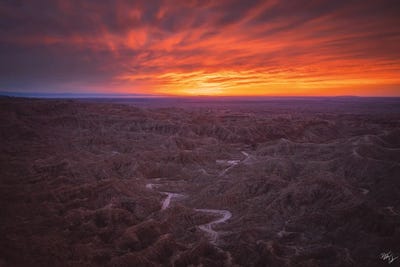 Burning Badlands by Peter Coskun canvas print