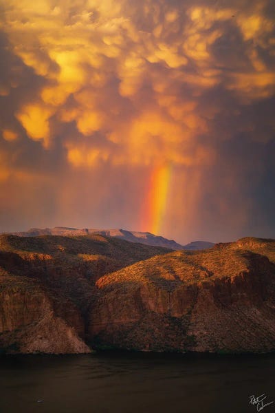 Hyperreal Landscape Photography: Canyon Lake Skies by Peter Coskun