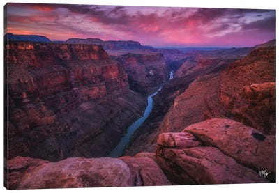 First Light Of The West Canvas Art Print - Peter Coskun