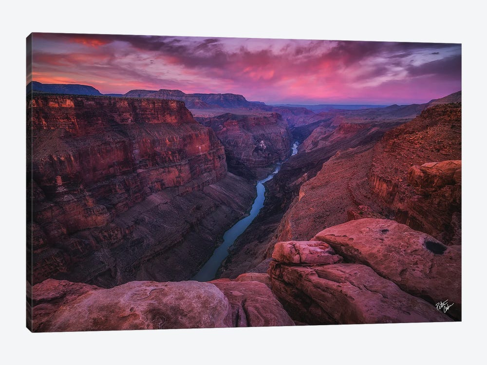 First Light Of The West by Peter Coskun 1-piece Canvas Wall Art