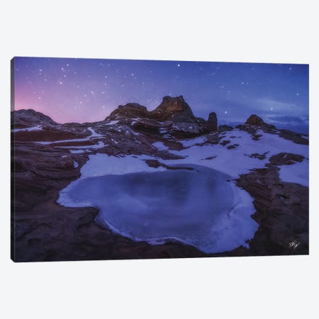Mars On Ice Canvas Print #PCS67} by Peter Coskun Canvas Art Print
