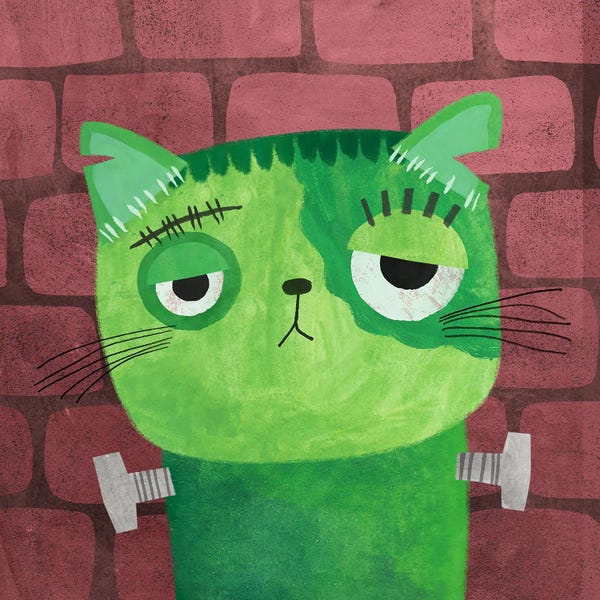 Kids TV & Movies Art: Furrankenstein by Planet Cat