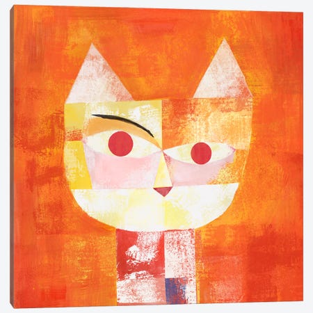 Klee Canvas Print #PCT13} by Planet Cat Canvas Art