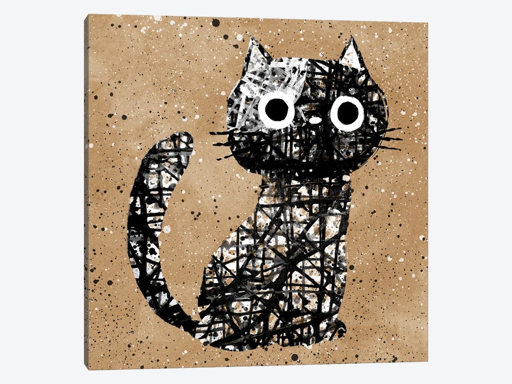 Pawlock by Planet Cat 1-piece Canvas Print