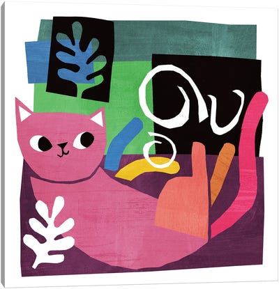 Catisse Canvas Art Print - Planet Cat