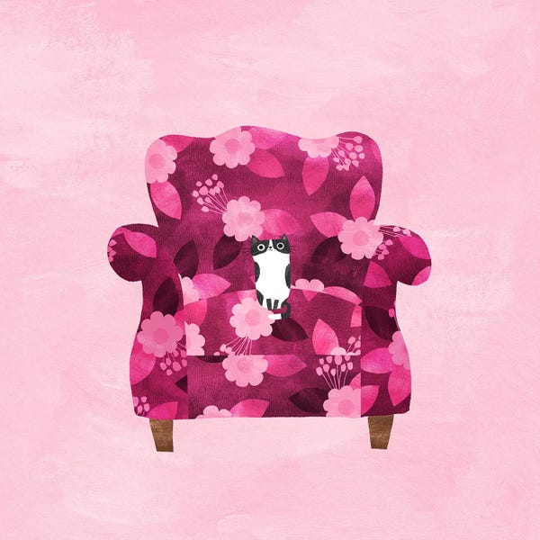 Planet Cat: Raspberry Chair by Planet Cat