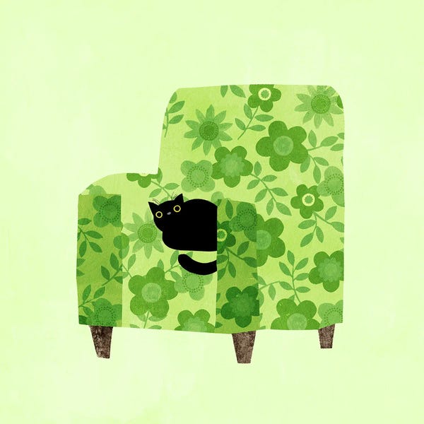 Planet Cat: Pear Green Chair by Planet Cat