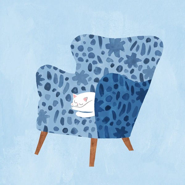 Planet Cat: Cornflower Chair by Planet Cat