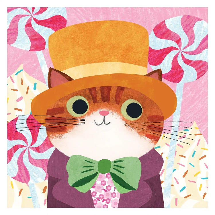 Catnip Factory by Planet Cat wall art