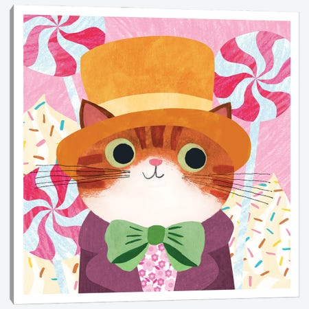 Catnip Factory Canvas Print #PCT3} by Planet Cat Canvas Art