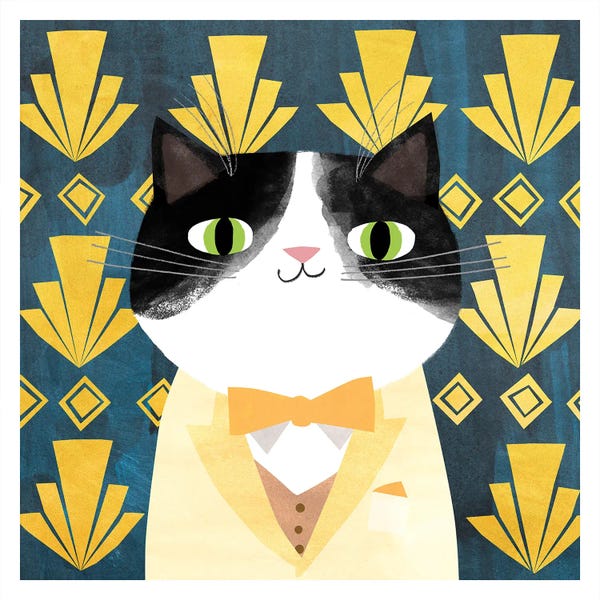 Canvas Print: Catsby by Planet Cat