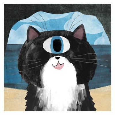 Clawdyssey by Planet Cat metal wall art