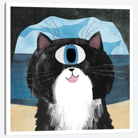 Clawdyssey Canvas Print #PCT6} by Planet Cat Canvas Print