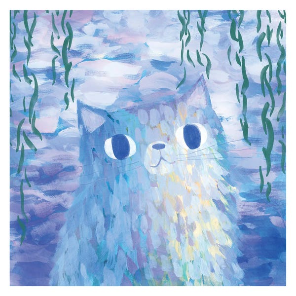 Water Lilies Collection: Clawed Monet by Planet Cat