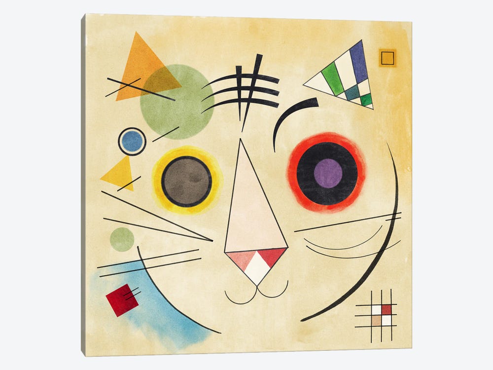 Catdinski by Planet Cat 1-piece Canvas Art