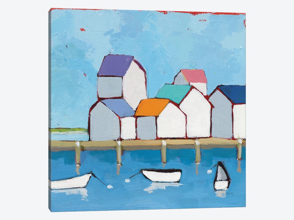 The Wharf by Phyllis Adams 1-piece Canvas Wall Art