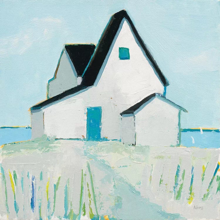 Cottage by the Sea Neutral by Phyllis Adams wall art