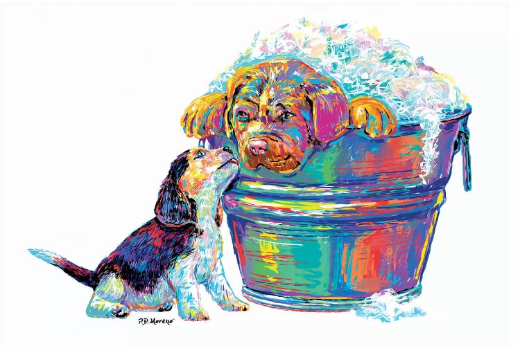 Couple Tub by P.D. Moreno wall art