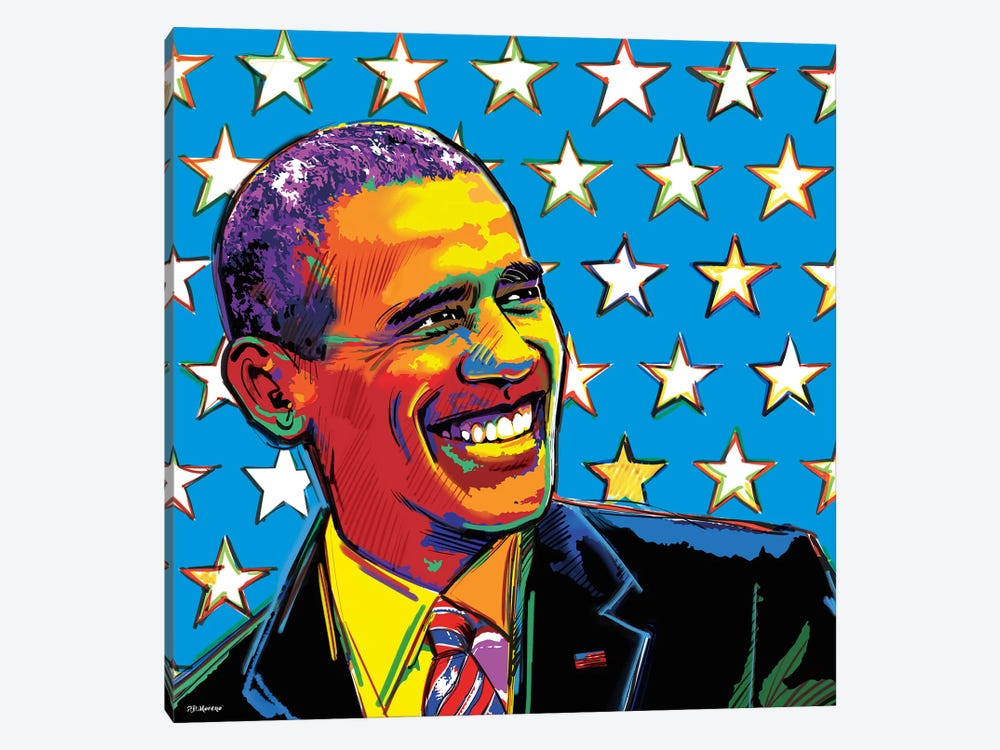 Obama by P.D. Moreno 1-piece Canvas Art Print