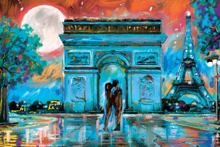 Paris In Love by P.D. Moreno wall art